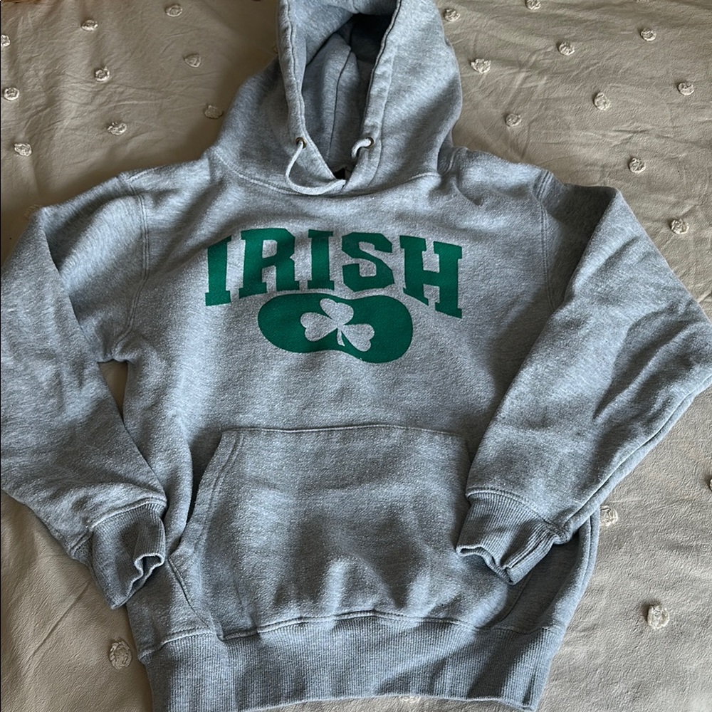 Gray Irish Hoodie